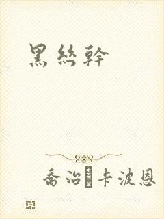 黑丝干