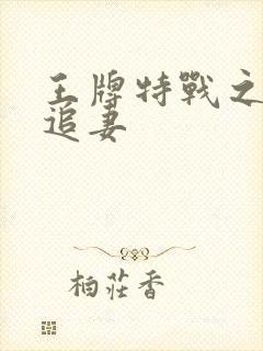 王牌特战之军少追妻