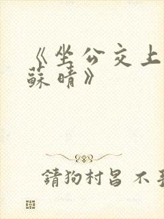 《坐公交上班的苏晴》封面