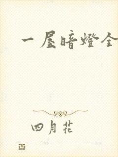 一屋暗灯全文封面