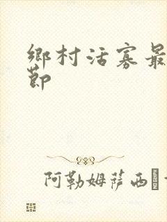 乡村活寡最新章节