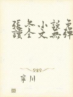 张冬小说免费阅读全文无弹窗