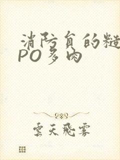 消防员的糙汉文PO多肉封面