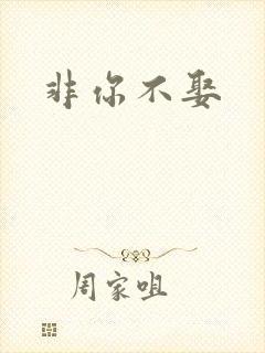 非你不娶