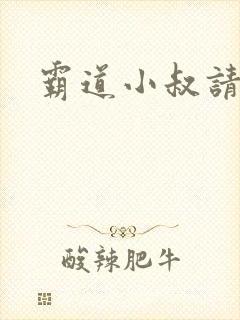 霸道小叔请轻撩