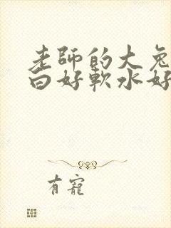 老师的大兔子好白好软水好多