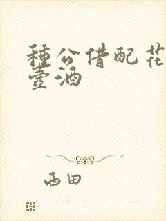 种公借配花间一壶酒
