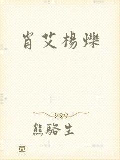 肖艾杨烁