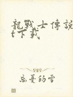 龙战士传说txt下载