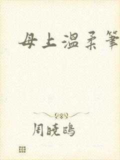 母上温柔笔趣阁封面