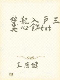 双龙入户三人行夹心饼txt