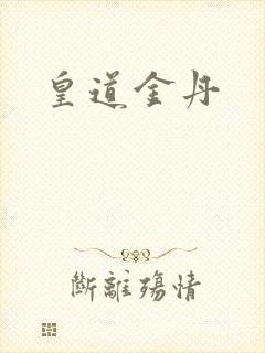 皇道金丹封面
