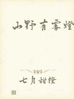 山野有雾灯
