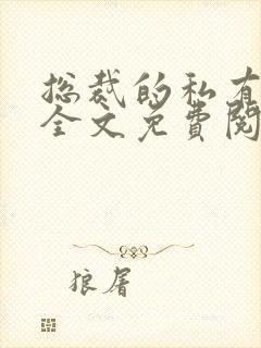 总裁的私有宝贝全文免费阅读