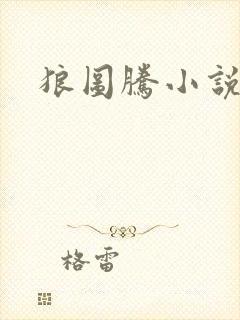 狼图腾小说