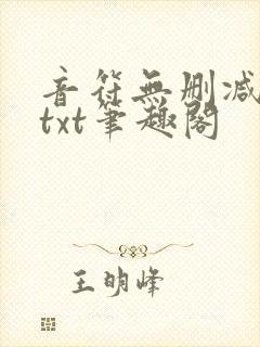 音符无删减全文txt笔趣阁封面