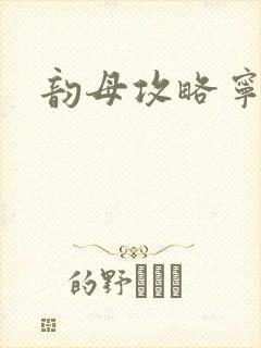 韵母攻略宁秋婉封面