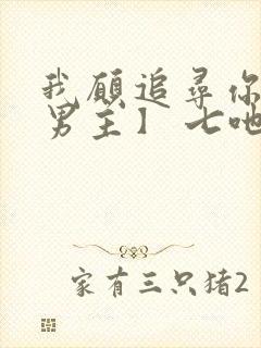 我愿追寻你【双男主】 七吔
