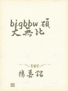 bigbbw硕大无比封面