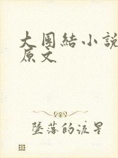 大团结小说阅读原文