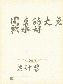 同桌的大兔子好软水好