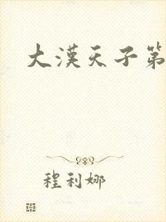 大汉天子第一部封面