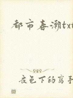 都市春潮txt
