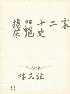 杨门十二寡妇肉床艳史封面