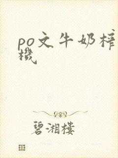 po文牛奶榨汁机