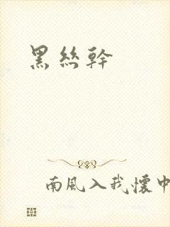 黑丝干