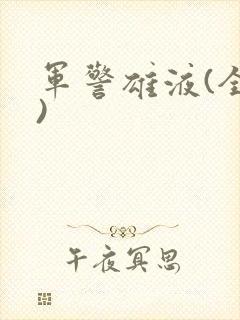 军警雄液(全篇)