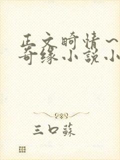 正文畸情～内裤奇缘小说小茹
