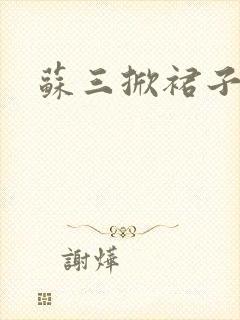 苏三掀裙子
