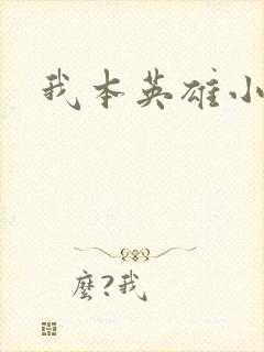 我本英雄小说