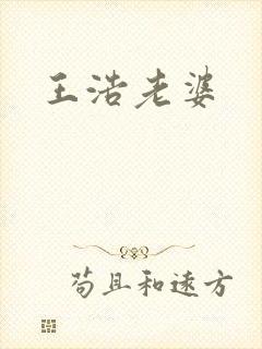 王浩老婆