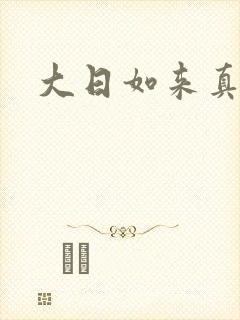 大日如来真经封面