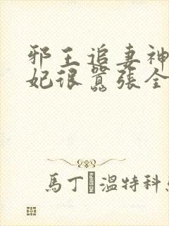邪王追妻神医狂妃很嚣张全文免费