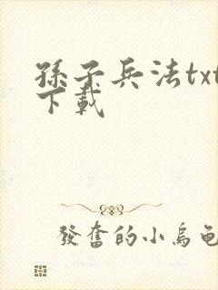 孙子兵法txt下载封面
