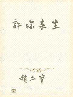 许你来生封面