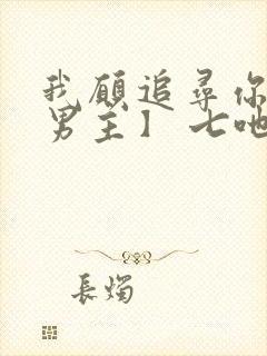 我愿追寻你【双男主】 七吔封面
