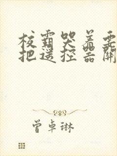 校霸哭着要学霸把遥控器关了封面