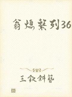 翁熄系列36章封面