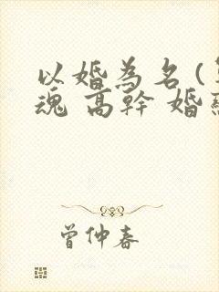以婚为名 (军魂 高干 婚恋)封面