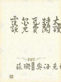 霍尔瓦特大街小说免费阅读封面