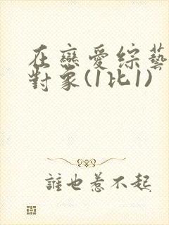 在恋爱综艺里搞对象(1比1)封面