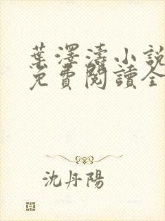 叶泽涛小说全文免费阅读全文