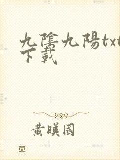 九阴九阳txt下载封面