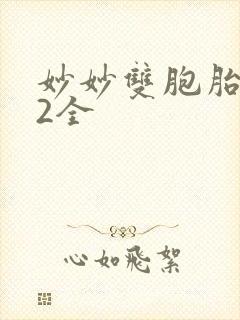 妙妙双胞胎1-2全封面