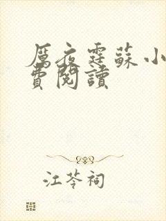厉夜霆苏小汐免费阅读