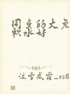 同桌的大兔子好软水好